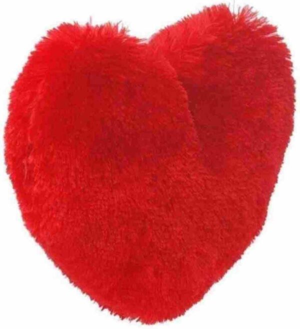 Fur Heart shape Pillow - Image 3