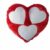 heart big pillow with 3 print