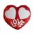 heart big pillow with 2 print