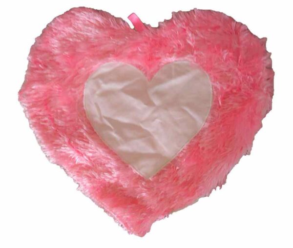 Fur Heart shape Pillow - Image 4