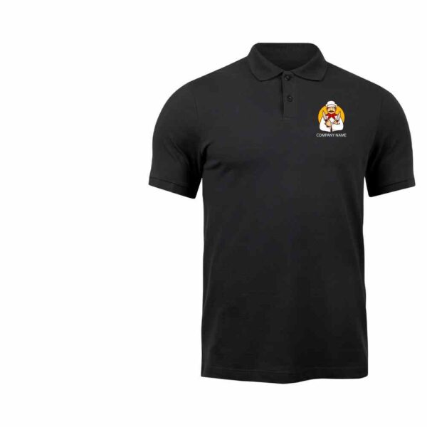 polyester polo T-shirt - Image 4