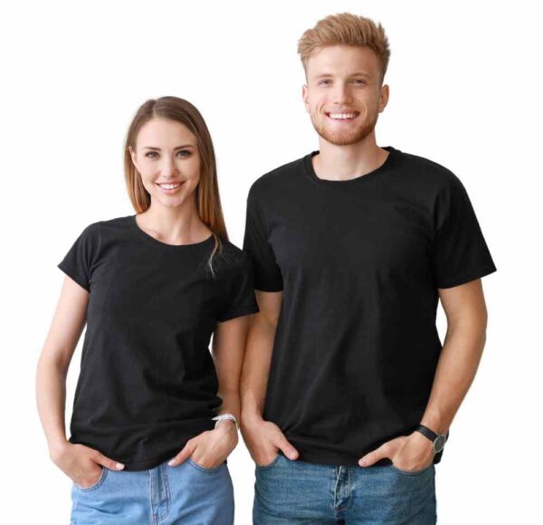 Plain  Cotton Round neck T-shirt