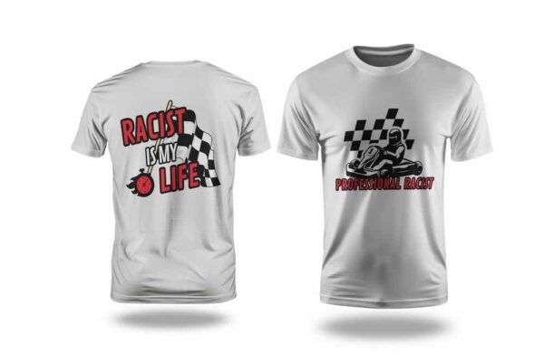 Polyester Round Neck T-shirt - Image 6